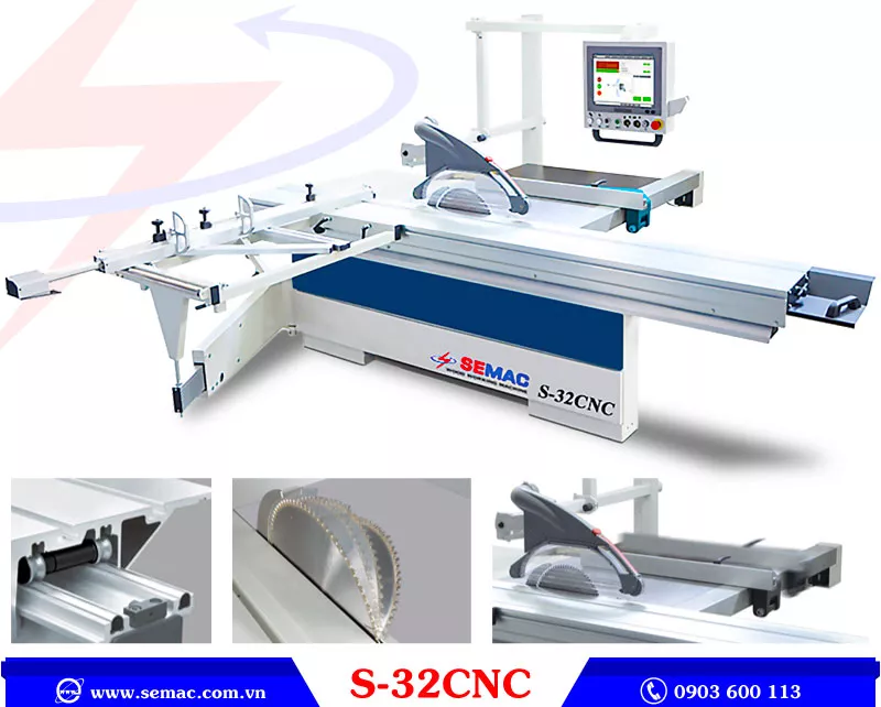 MÁY CƯA BÀN TRƯỢT THÔNG MINH CNC | SEMAC
