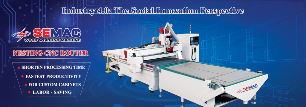công nghệ sản xuất nội thất tự động cnc nesting