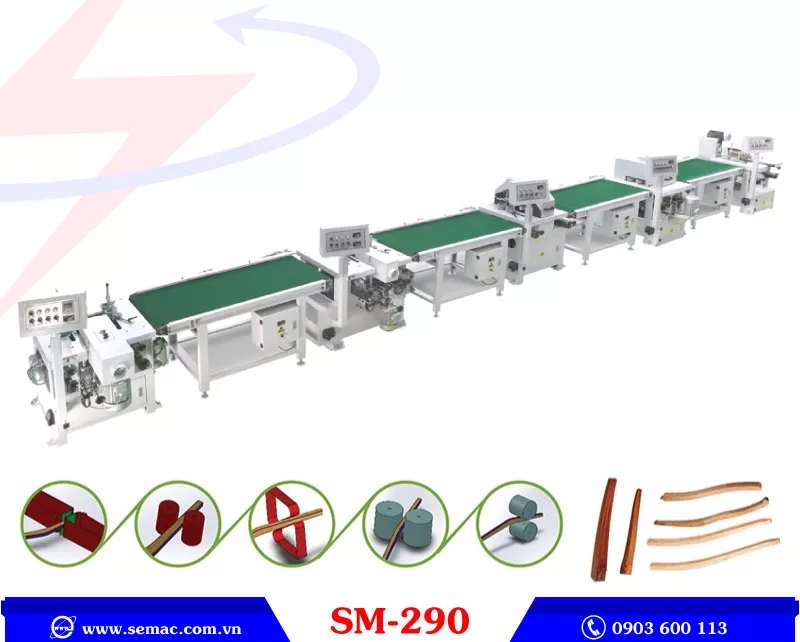 hệ thống chà nhám chân ghế tự động SM 290 | SEMAC