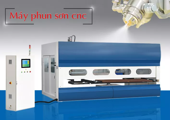 máy phun sơn cnc mặt phẳng và hình khối