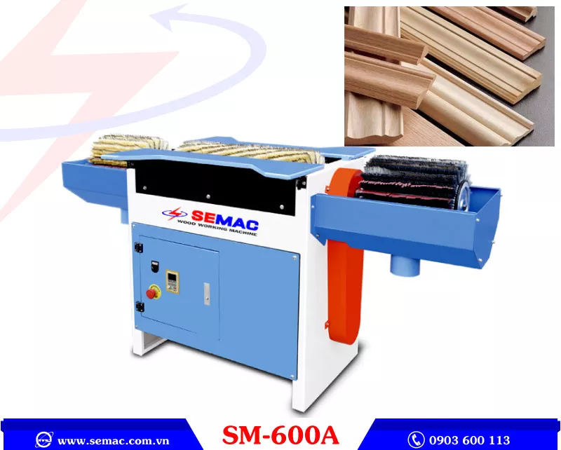 Máy chà nhám chổi 6 tấc SM-600A | SEMAC