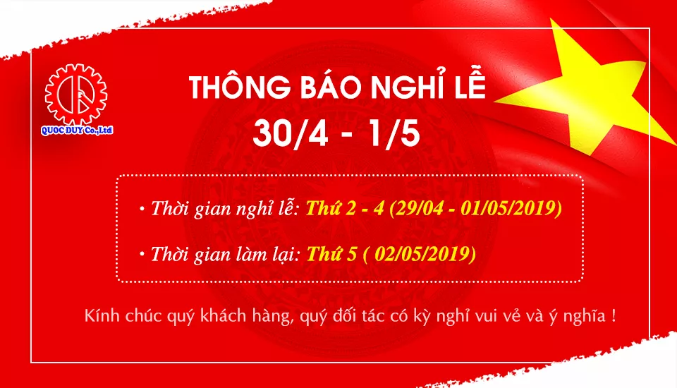 may che bien go semac thong bao nghi le 30 4
