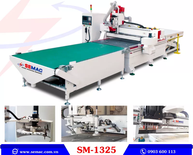 Máy cnc router nesting 4.0 bàn nâng hạ ra ván tự động
