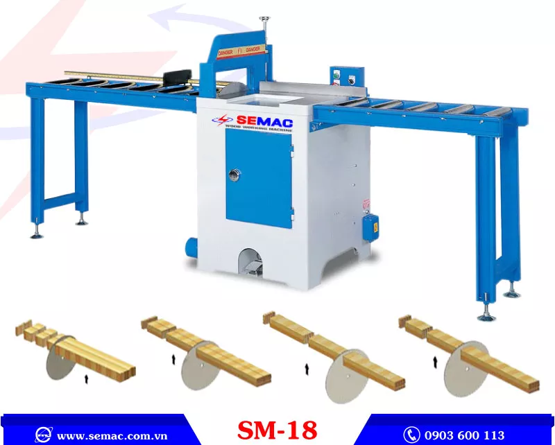 Máy cưa cắt đạp hơi SM-18