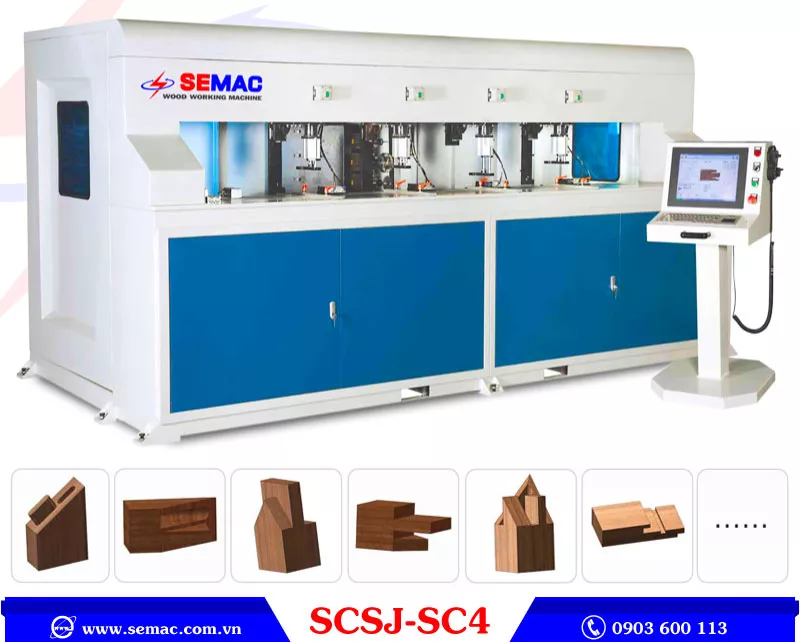 Máy đánh mộng âm dương cnc, máy làm mộng âm dương cnc
