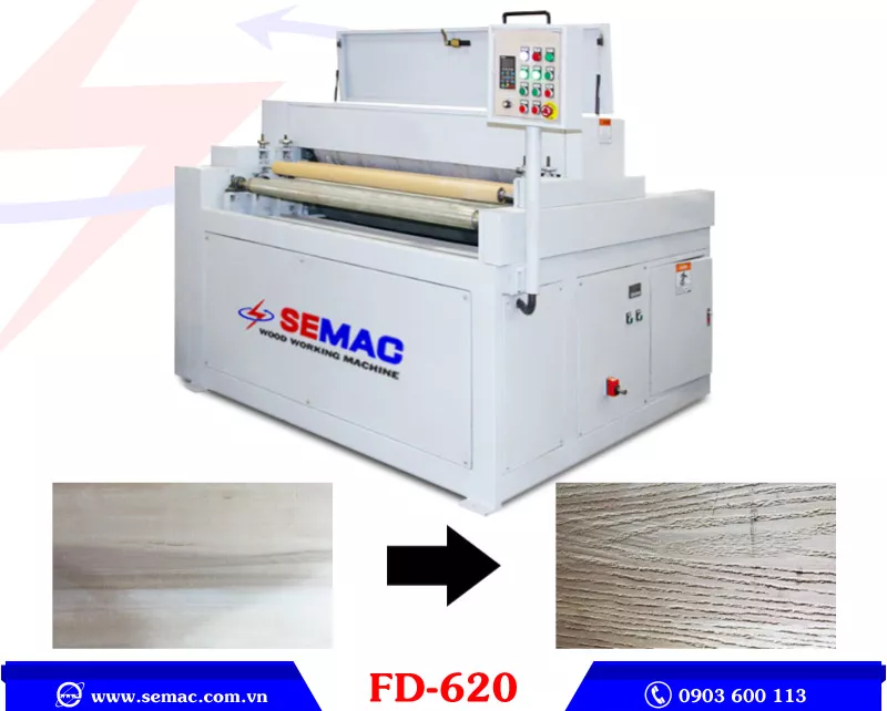 máy dập vân gỗ | SEMAC