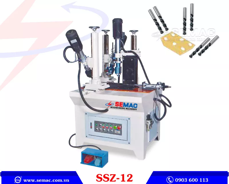 Máy khoan bọ ghế tự động 3 cụm SSZ-12