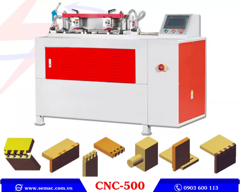 Máy làm mộng mang cá CNC, máy đánh mộng đuôi én
