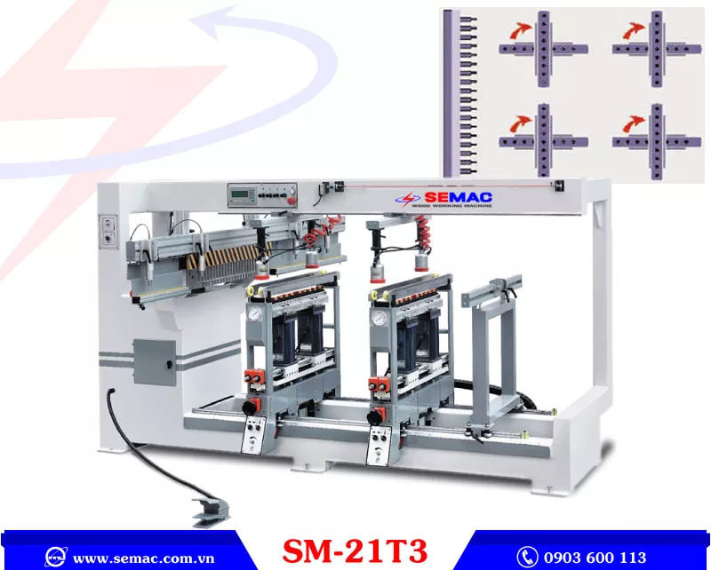 máy khoan bắt ốc cam liên kết 3 giàn