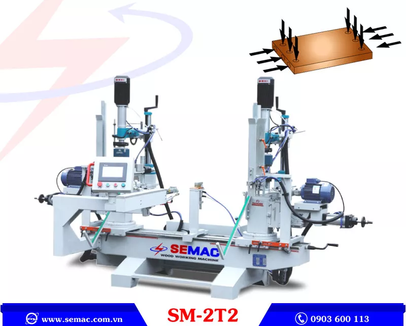 máy khoan 2 đầu vuông cnc | SEMAC