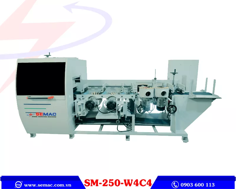 máy chà nhám chổi 4 mặt