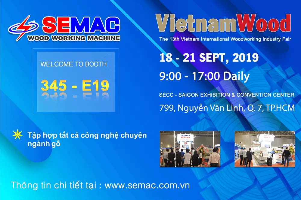 may chế biến gỗ semac thư mời tham dự triển lãm vietnam wood