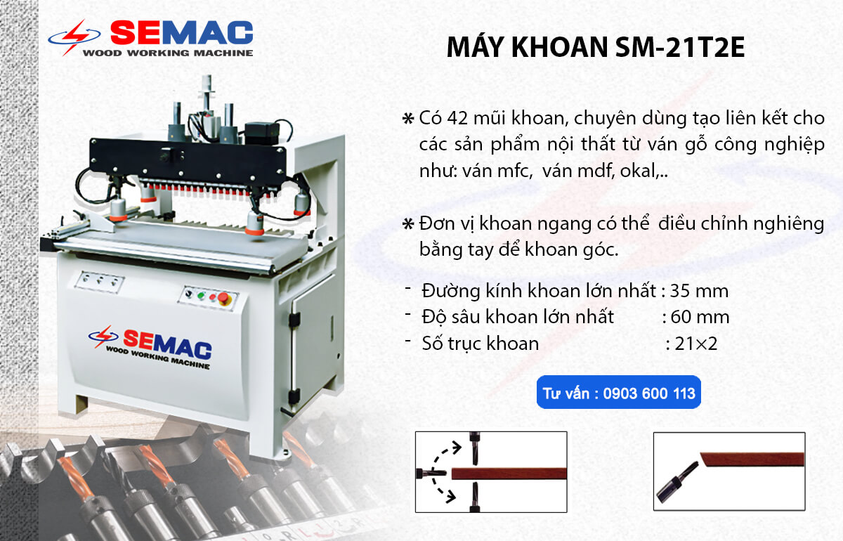 Máy móc công nghiệp: Báo giá máy khoan chốt cam liên kết May-khoan-oc-cam-lien-ket-sm21t2e
