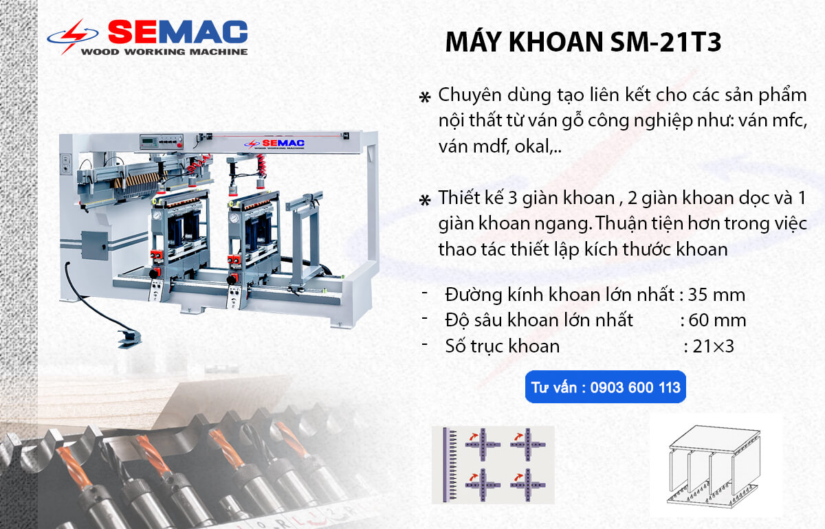 Máy móc công nghiệp: Báo giá máy khoan chốt cam liên kết May-khoan-oc-cam-lien-ket-sm21t3