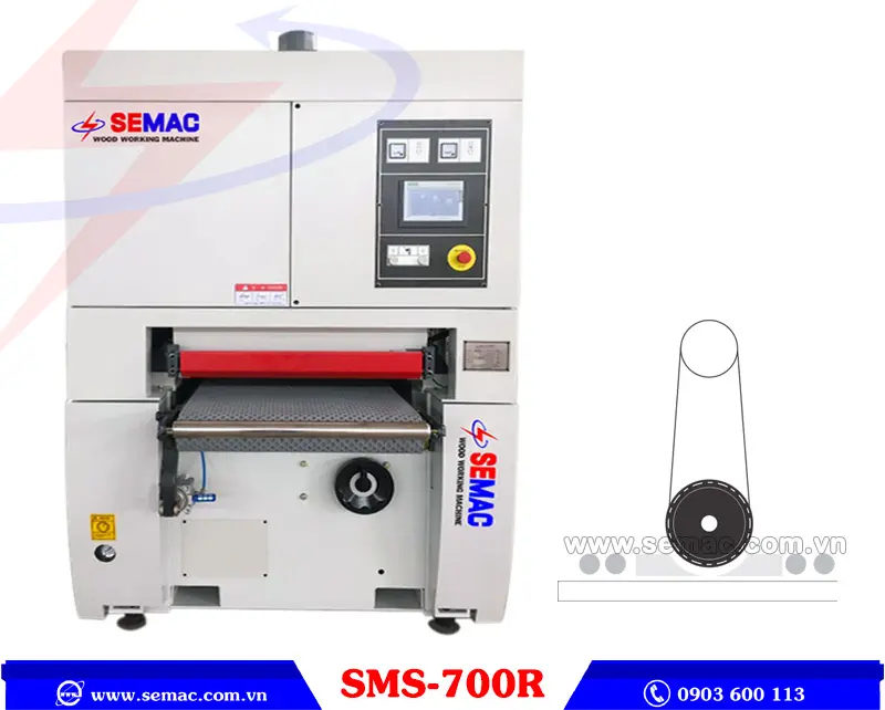 Máy chà nhám sơn 7 tấc SMS 700R | SEMAC