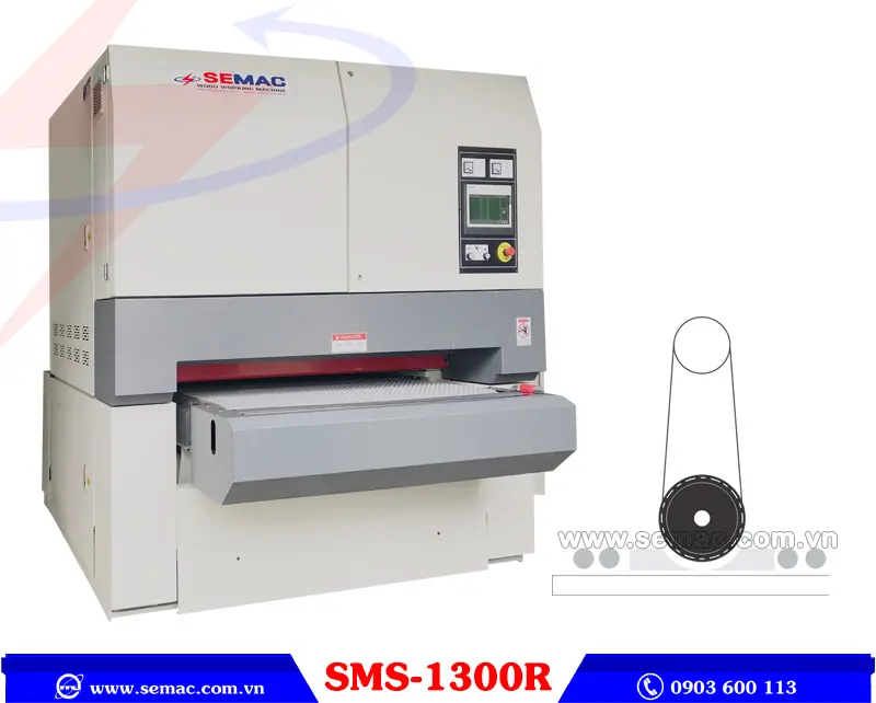 Máy chà nhám sơn 1300MM SMS-1300R | SEMAC
