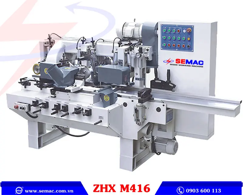 Máy bào 4 mặt 4 trục semac | Quốc Duy