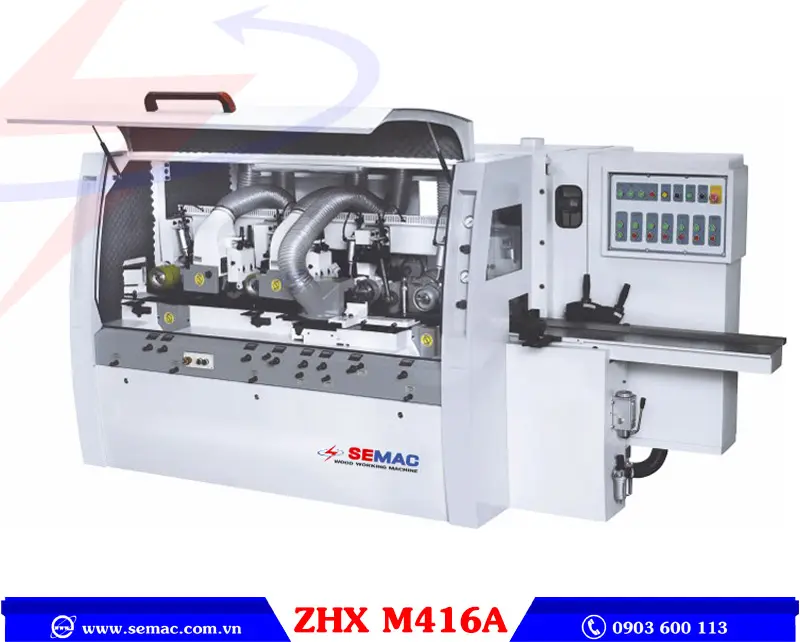 Máy bào gỗ 4 mặt 4 trục semac | Quốc Duy