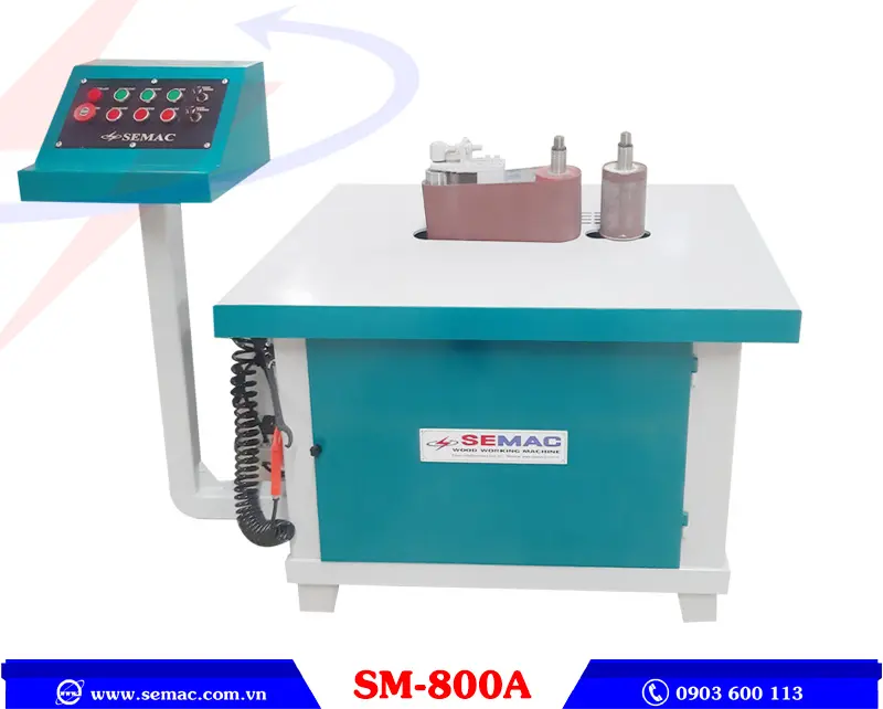 Máy chà nhám cạnh cong 2 mặt tự động | SEMAC