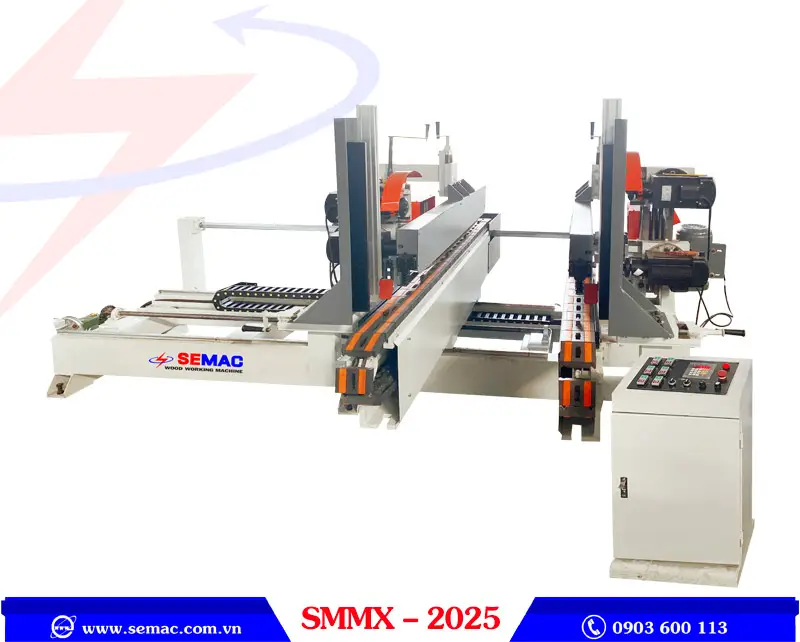 máy cắt phay xe tăng 2 đâu SMMX-2025 | SEMAC