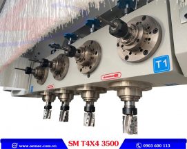 Cụm phay Máy phay mộng âm dương cnc - SM T4X4 3500 | SEMAC