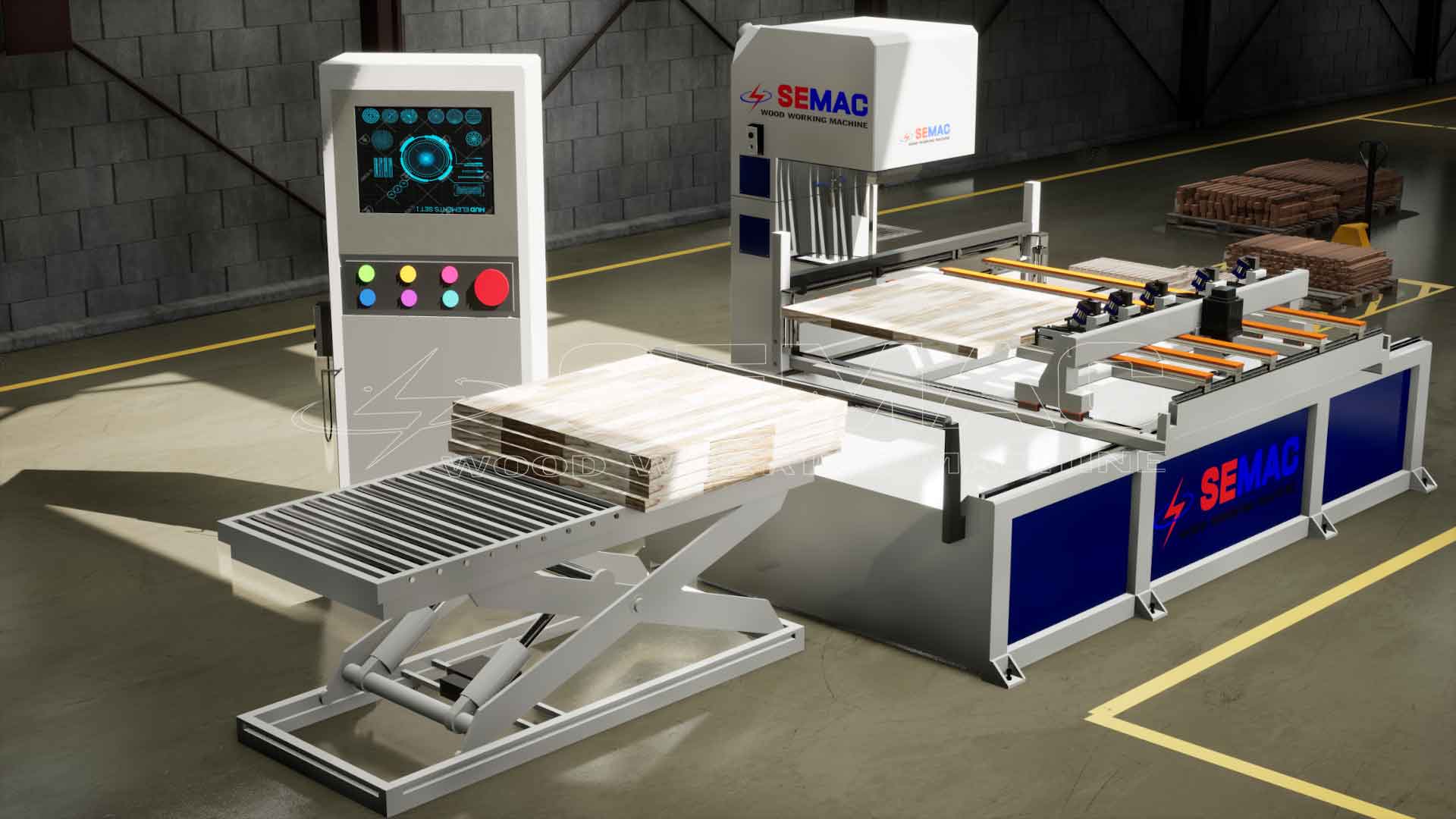 Máy cưa lọng lập trình CNC - semac