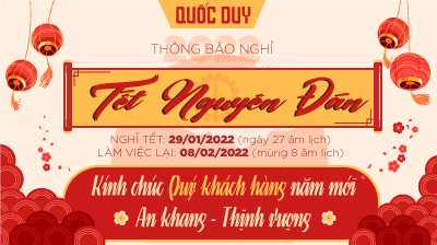 Thông báo lịch nghỉ Tết Nguyên Đán 2022 | Quốc Duy