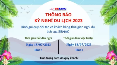 Thông báo lịch nghỉ du lịch 2023