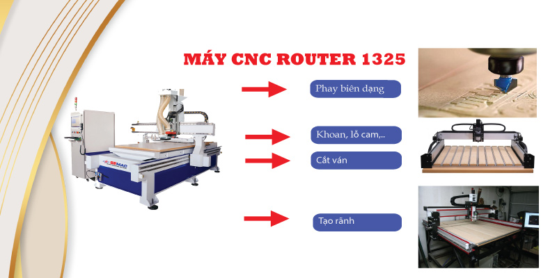 Máy CNC router 1325 SEMAC
