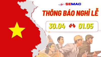 Thông báo nghỉ lễ 30.04 - 01.05 | SEMAC