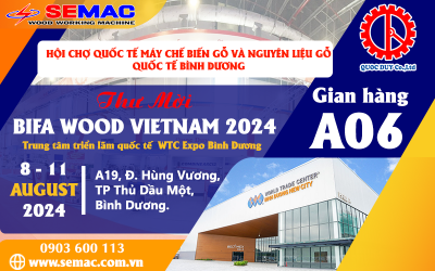 Thư mời tham dự triển lãm BIFA WOOD 2024