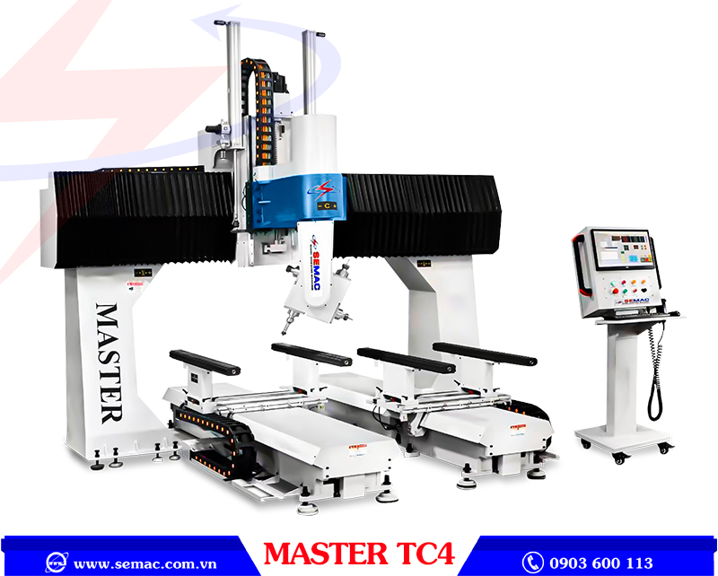 Máy cnc 5 trục gia công đa năng MASTER TC4 | SEMAC