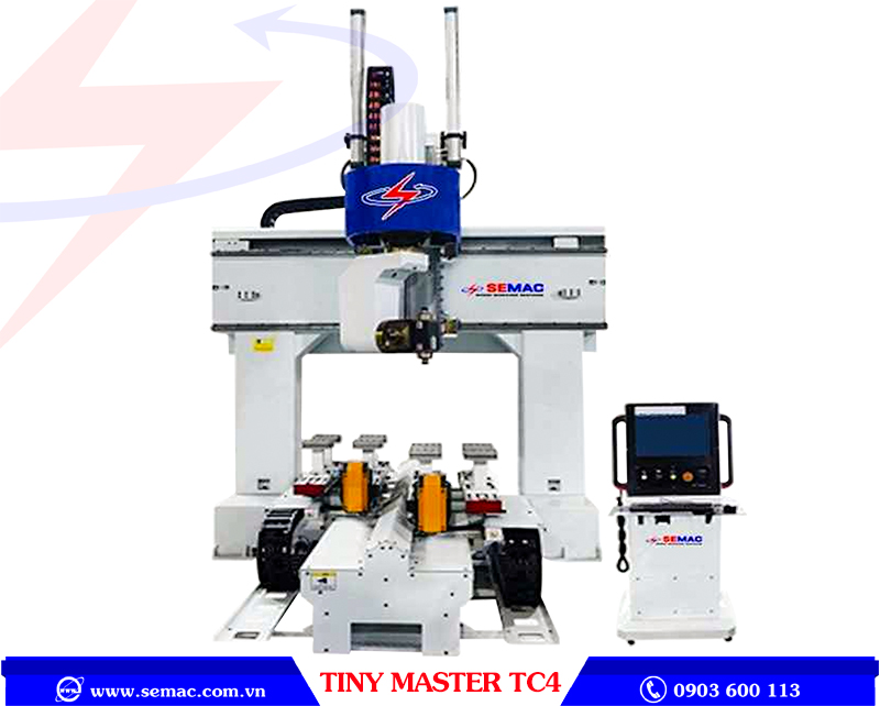 Máy cnc 5 trục gia công đa dạng TINI MASTER TC4