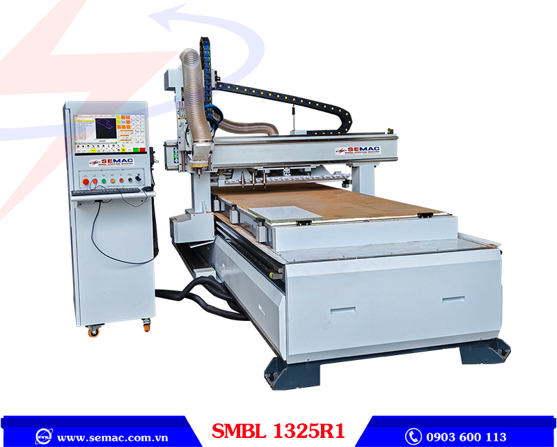 MÁY CNC ROUTER 1 ĐẦU TỰ ĐỘNG THAY DAO - SMBL 1325R1