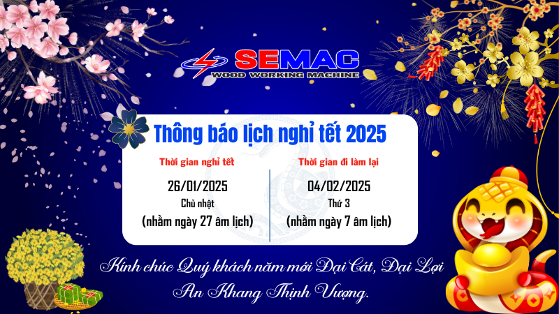 Thông báo lịch nghỉ tết nguyên đán | SEMAC