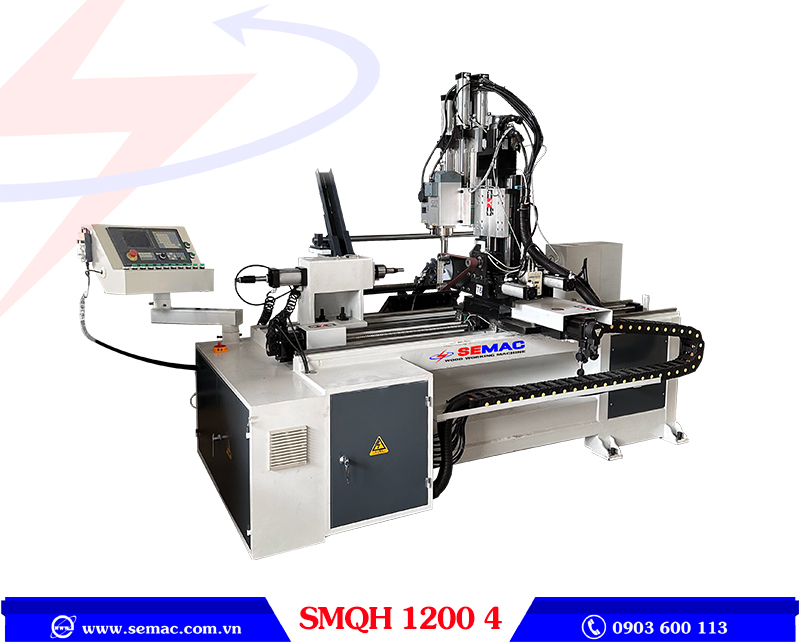 MÁY TIỆN CNC 4 ĐẦU 1200MM - SMQH 1200 4