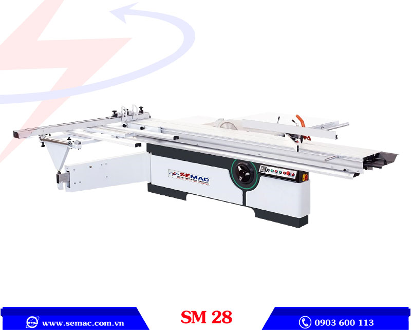 Máy cưa bàn trượt 2 lưỡi 2800mm – SM 28 | SEMAC