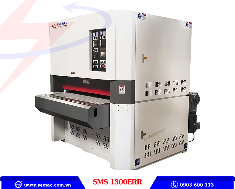 Máy chà nhám sơn Veneer 2 trục – SMS 1300ERR | SEMAC
