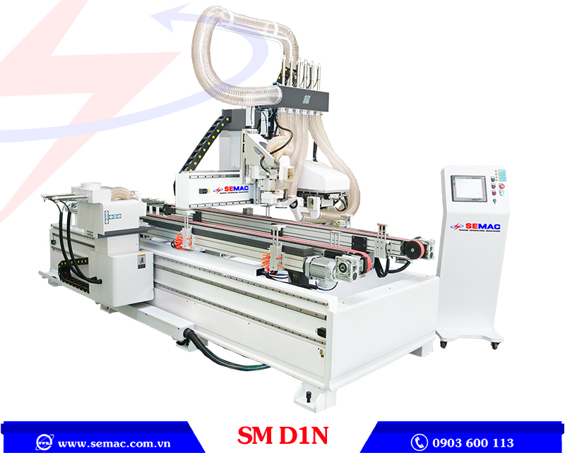 Máy khoan đục mộng bản lề ổ khóa cưa SM D1N | SEMAC