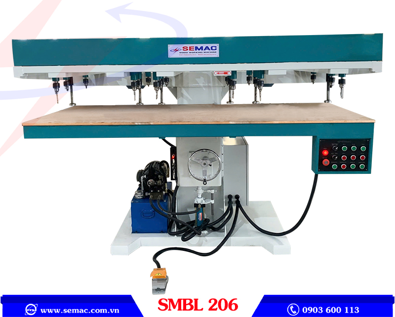 Máy khoan đứng nhiều đầu SMBL 206 | SEMAC