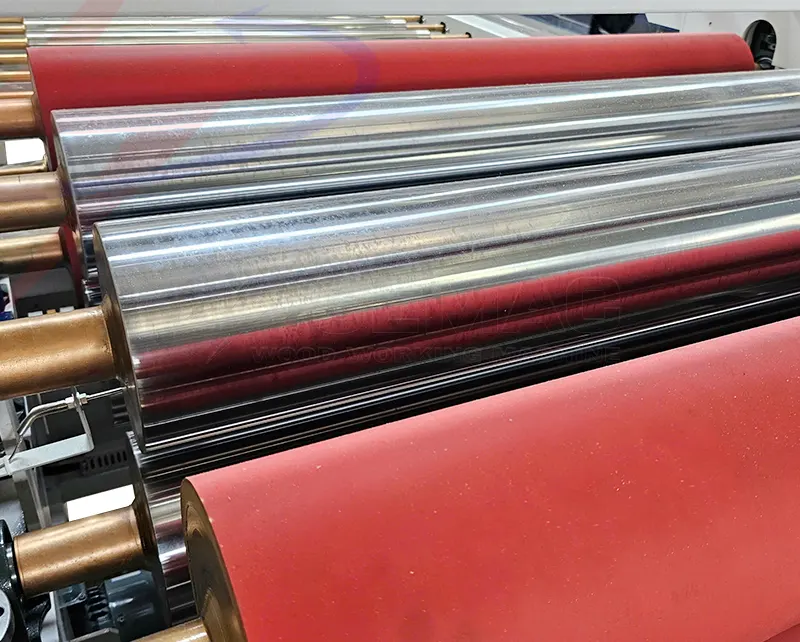 DÂY CHUYỀN PHỦ MẶT LAMINATE - SMXJ 1350C 13 Rulo đè máy cán màng - dây chuyền phủ mặt laminate SMXJ 13250C | Semac