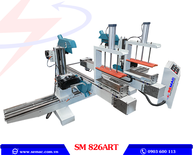 Máy cắt gỗ 2 đầu tự động SM 826ART | SEMAC