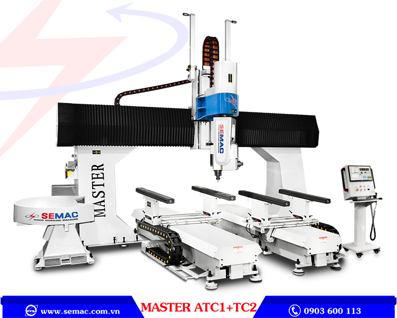 Máy gia công trung tâm 5 trục MASTER ATC1 TC2 | SEMAC