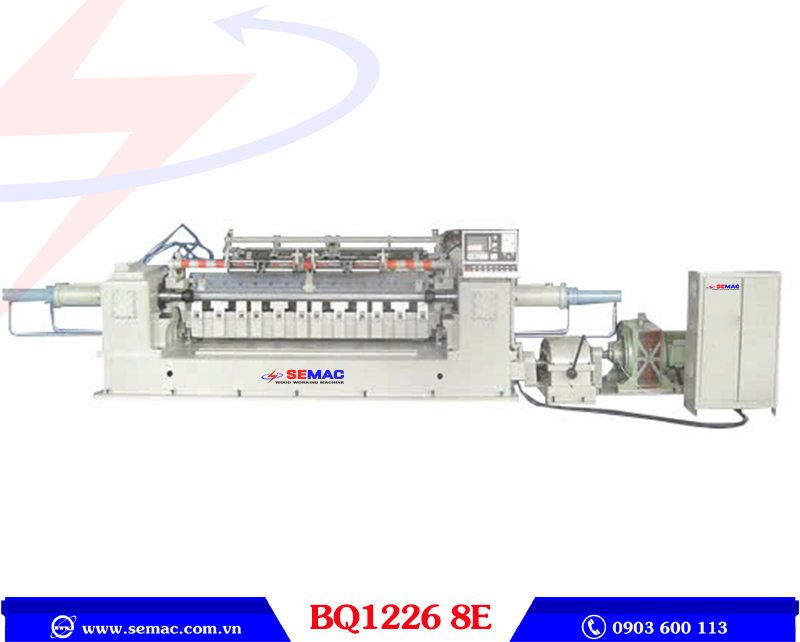 Máy lạng veneer công suất lớn BQ 1226 8E | Semac