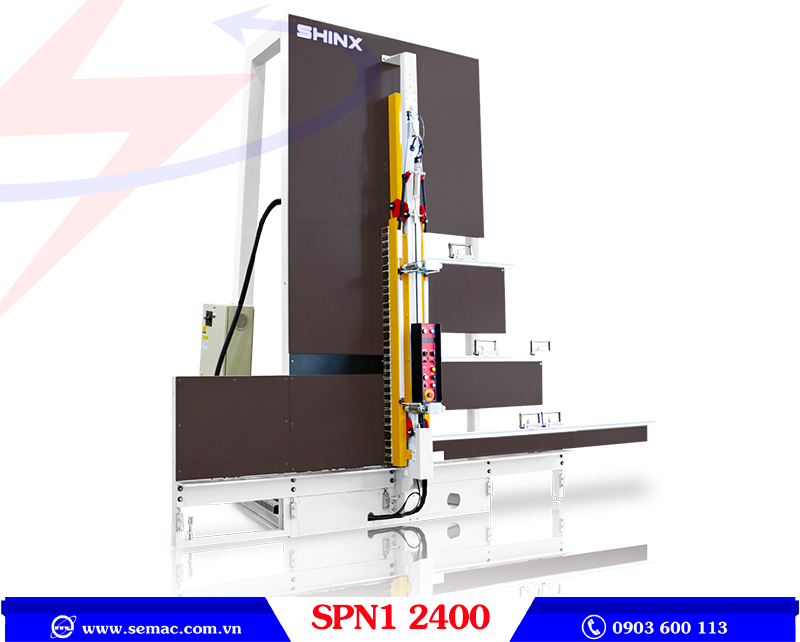 Máy cắt tấm panel đứng đẩy tay SPN1 2400 | SEMAC