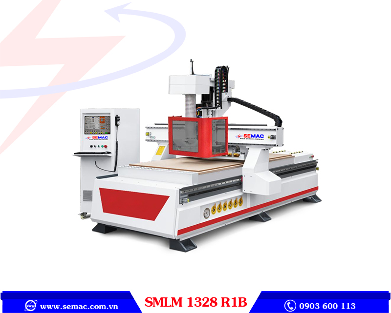 MÁY CNC 1 ĐẦU THAY DAO TỰ ĐỘNG KÈM CỤM KHOAN - SMLM 1328 R1B
