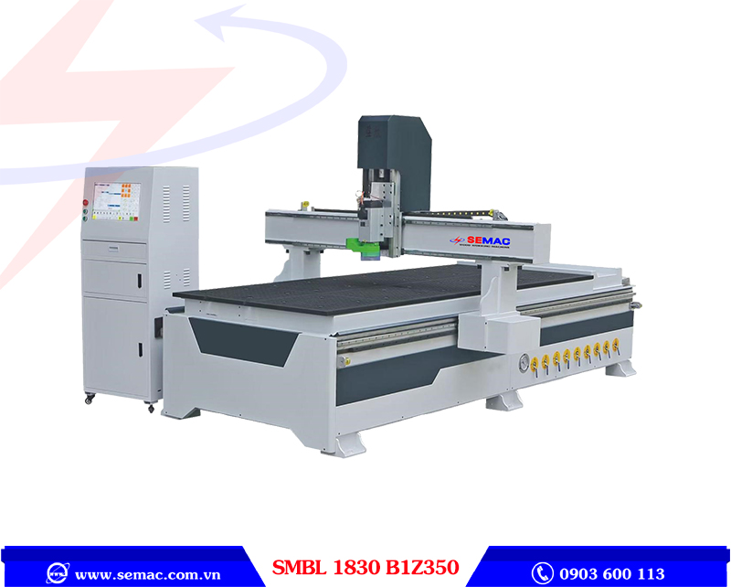 MÁY CNC ROUTER 1 ĐẦU BÀN LÀM VIỆC 1800X3000MM