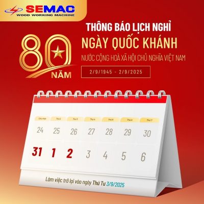 Thông báo nghỉ lễ Quốc Khánh 2/9 | Semac