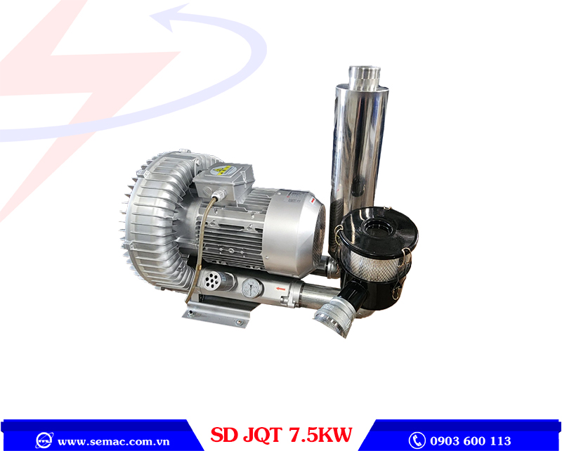 MÁY BƠM CHÂN KHÔNG KHÔ CHO MÁY CNC 7.5KW - SD JQT 7.5KW