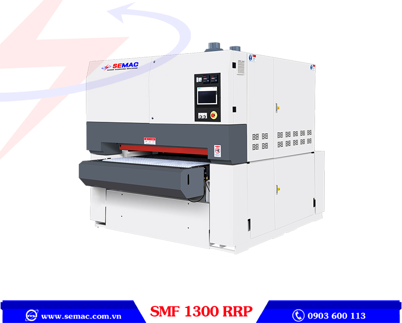 MÁY CHÀ NHÁM THÙNG 3 TRỤC 1300MM BÀN CỐ ĐỊNH - SMF 1300 RRP